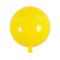  БАЛОН 00651 Модерна детска таванна лампа Единична светло жълта пластмасова топка Φ30 x H33cm