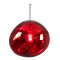 DIXAR 00762 Модерна висяща таванна лампа с единична светлина, стъклено червено Φ28 x H40cm