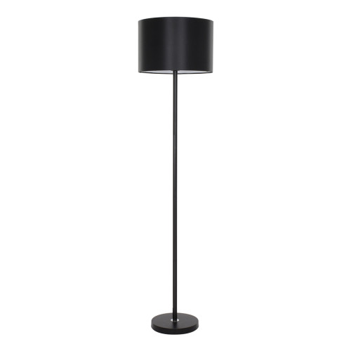 ASHLEY 00822 Модерна подова лампа с единична светлина, метален черен с капачка Φ35 x H145cm