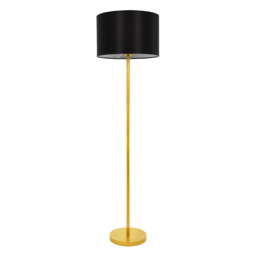 ASHLEY 00825 Модерна подова лампа Единична светлина метално злато с черна капачка Φ40 x H148cm