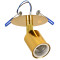 SARA 00851 Модерна лампа за вграждане в таван / стена, единична светлина 1xE27 метално злато Φ8 x H8,5 cm
