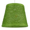  PLAYROOM 00864 Vintage Κρεμαστό Φωτιστικό Οροφής Μονόφωτο Πράσινο Ξύλινο Ψάθινο Rattan Φ32 x Υ27cm