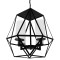  DASTAR 01001-1 Винтидж индустриална висяща таванна лампа Multi-Light Черен метален полилей Φ52 x H53cm