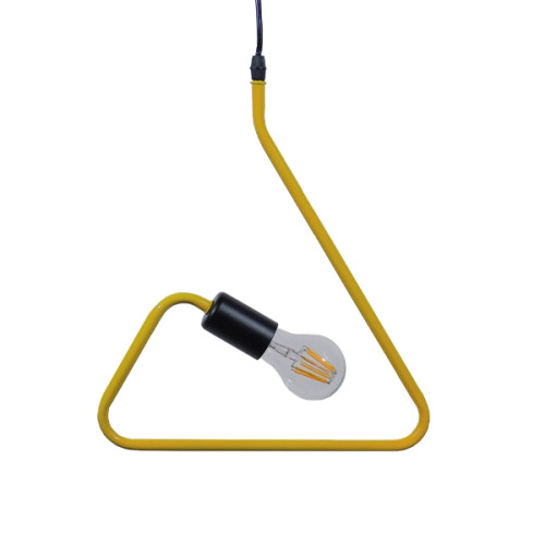 LIBBY 01097-1 Модерна висяща детска лампа за таван Единична светло жълта метална Φ31 x H100cm