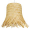 HAWAII 01103 Винтидж висяща таванна лампа Единична светлобежова дървена плетена бамбук Φ40 x H43cm