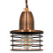 MANHATTAN 01453 Модерна индустриална висяща таванна лампа Единична светлина Метална медна камбана Φ11 x H14cm