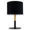  BRONX 01519 Модерна настолна лампа, преносима единична светлина, метал с черна капачка Φ25xH40cm