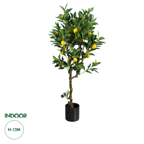  Artificial Garden LEMON TREE 20213 Τεχνητό Διακοσμητικό Δέντρο Λεμονιά Υ120cm