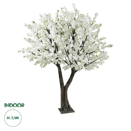 Artificial Garden BIANCA CHERRY BLOSSOM TREE 20362 Τεχνητό Διακοσμητικό Δέντρο Λευκό Άνθος Κερασιάς Υ350cm