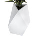 Artificial Garden ALBEROBELLO 20738 Επιδαπέδιο Πολυεστερικό Τσιμεντένιο Κασπώ Γλάστρα - Flower Pot Λευκό Μ58 x Π30 x Υ90cm