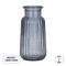  LAYLA 35601 Декоративна стъклена ваза сива Φ11 x H22cm