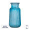  LAYLA 35602 Декоративна стъклена ваза синя Φ11 x H22см