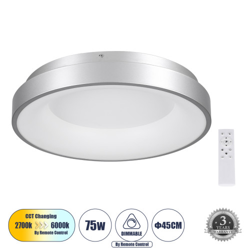 SALEM 61234 Таванна лампа Ring-Circle LED CCT 75W 8625lm 120° AC 220-240V 