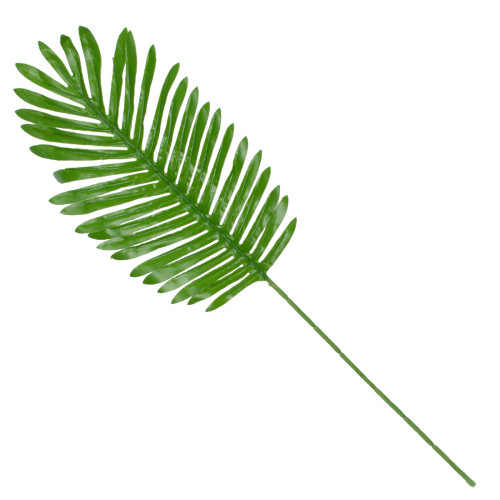  ГОЛЯМА ПАЛМА 78264 Изкуствена голяма палма - Букет от декоративни растения - Клони със зелена зеленина H74cm