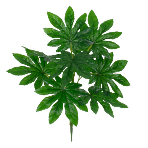  FATSIA 78283 Изкуствено растение Fatsia - Букет от декоративни растения - Клони със зелена зеленина H36cm