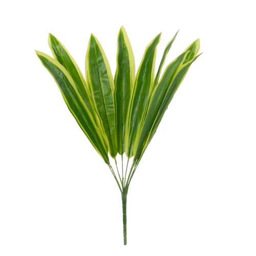  РАСТЕНИЕ ЦАРЕВИЦА 78285 Изкуствено ароматно растение Драцена - Букет от декоративни растения - Клони с листа Зелено - Жълто H48cm