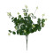  ЕВКАЛИПТ 78295 Изкуствено растение евкалипт - Букет от декоративни растения - Клони с листа зелено - бяло H45cm