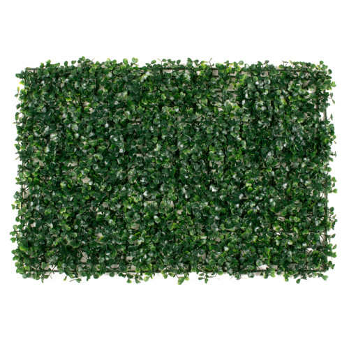  78415 Artificial - Συνθετικό Τεχνητό Διακοσμητικό Πάνελ Φυλλωσιάς - Κάθετος Κήπος Πυξάρι Πράσινο Μ60 x Υ40 x Π4cm