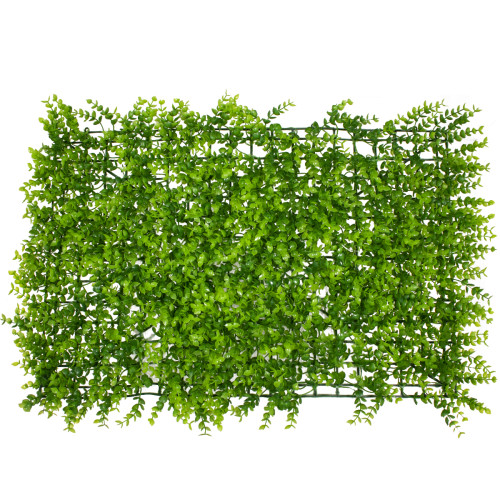  78416 Artificial - Συνθετικό Τεχνητό Διακοσμητικό Πάνελ Φυλλωσιάς - Κάθετος Κήπος Καυκάσιο Πυξάρι Πράσινο Μ60 x Υ40 x Π4cm