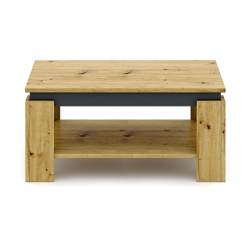ŁAWA AGAVA DĄB ARTISAN / ANTRACYT 90X50