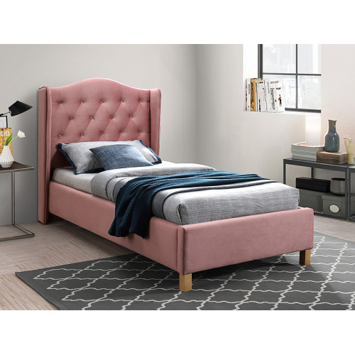 Тапицирано легло Aspen 90х200 цвят Розов DIOMMI ASPENV90RD