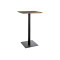 STÓŁ BAROWY BT-006 DĄB ARTISAN/CZARNY 60X60