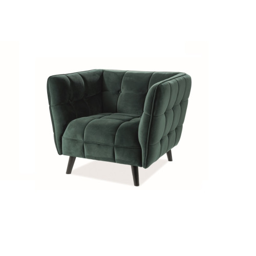 Фотьойл Castello1 92x85x78 зелено кадифе/венге DIOMMI CASTELLO1V78