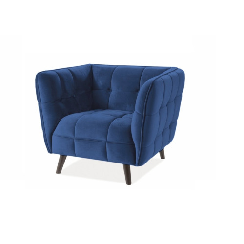 Фотьойл Castello1 92x85x78 синьо кадифе/венге DIOMMI CASTELLO1V86 80-091