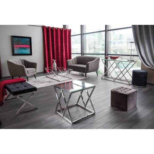 Armchair ELITE 1 gray velvet and wenge 91x85x83 DIOMMI ELITE1V14SZ