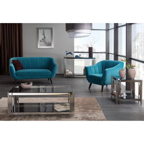 Холна маса Fossil B 55x55x55 опушено стъкло/хром DIOMMI FOSSILBSC 80-910 Холна маса Fossil B 55x55x55 опушено стъкло/хром DIOMMI FOSSILBSC 80-910