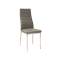  Тапициран стол H261 сив и хром 40x38x96 DIOMMI H261SZ