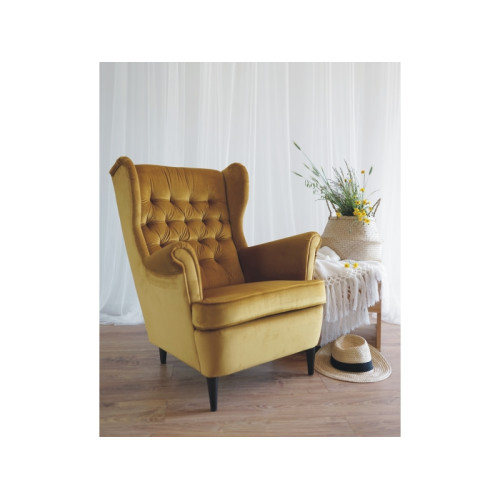 Фотьойл Harry 68х90х100 къри кадифе/венге DIOMMI HARRYV68W 80-098