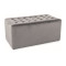 PUF LORI 2 VELVET SZARY BLUVEL 14