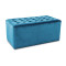 PUF LORI 2 VELVET TURKUSOWY BLUVEL 85