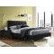 Тапицирано легло MIRAGE VELVET със черна дамаска от текстил. 160х200см  DIOMMI MIRAGEV160C