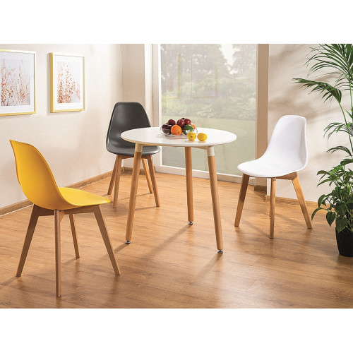 Стол MORIS бял PP бук 47x37x84 DIOMMI MORISBUB