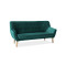 Триместен диван Nordic 3 180x75x90 зелено кадифе/бук DIOMMI NORDIC3V78 80-1243