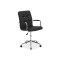  Офис стол Q-022 черно и хром 51x40x87 DIOMMI OBRQ022C