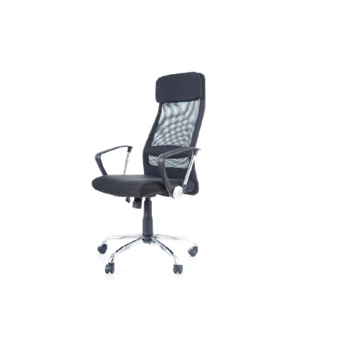 Офис стол Q-345 62x49x118 черна дамаска DIOMMI OBRQ345C 80-1440 Офис стол Q-345 62x49x118 черна дамаска DIOMMI OBRQ345C 80-1440