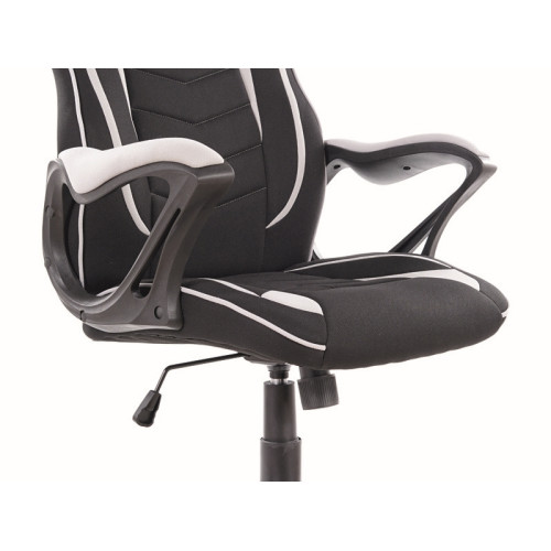 Геймърски офис стол ZENVO черен и сив 66x48x122 DIOMMI OBRZENVOCSZ