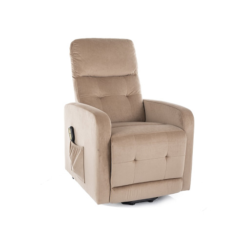 FOTEL ROZKŁADANY OTUS II (FUNKCJA PIONIZACJI) VELVET BEZ BLUVEL 28