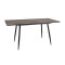 STÓŁ REMUS II ORZECH VINTAGE/CZARNY 120(160)X80
