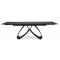 STÓŁ SAMANTA CERAMIC CZARNY SAHARA NOIR/CZARNY MAT (160-240)X90