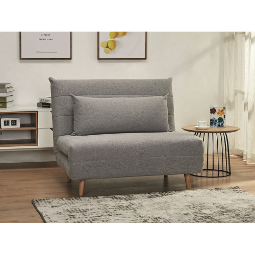 Разтегателен фотьойл SPIKE сива дамаска и бук 105x90-105x80 DIOMMI SPIKESZBU