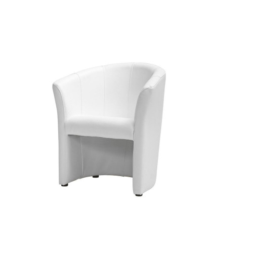 Кресло TM-1 67x60x76 бяла еко кожа DIOMMI TM1BP 80-185 Кресло TM-1 67x60x76 бяла еко кожа DIOMMI TM1BP 80-185