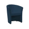 Кресло TM-1 тъмно синя еко кожа 67x60x76 DIOMMI TM1GRAP