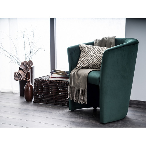 Кресло TM-1 зелено кадифе 67x60x76 DIOMMI TM1V78