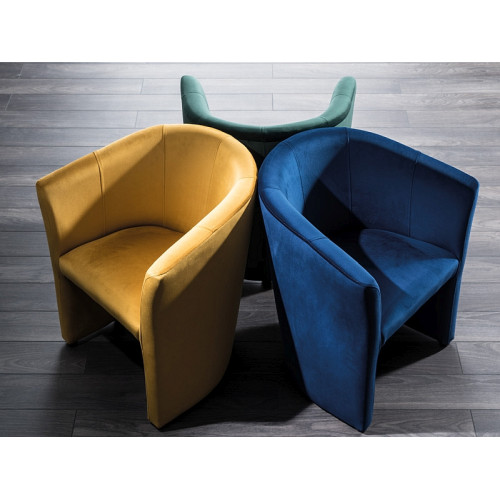 Кресло TM-1 67x60x76 синьо кадифе DIOMMI TM1V86 80-183