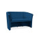 SOFA TM-2 VELVET GRANATOWY BLUVEL 86 / WENGE