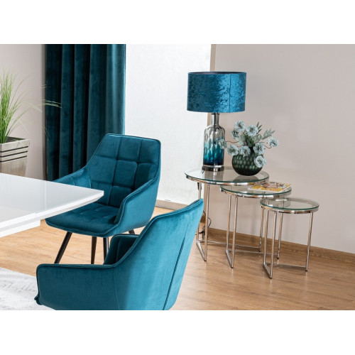 Комплект холни маси TRINITY със закалено стъкло и нераждаем метал  55x56/45x51/35x46см  DIOMMI TRINITYS Комплект холни маси TRINITY със закалено стъкло и нераждаем метал  55x56/45x51/35x46см  DIOMMI TRINITYS